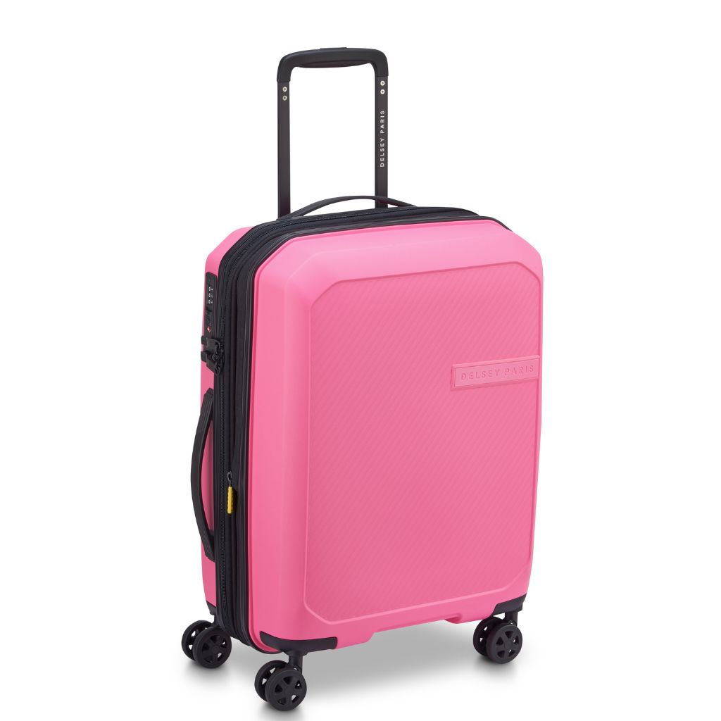 Delsey Anvers EXP Lightweight Carry On Luggage Pink