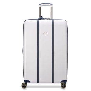 Delsey Cadense 76cm Large Exp Luggage - Ivory/Navy Delsey Luggage