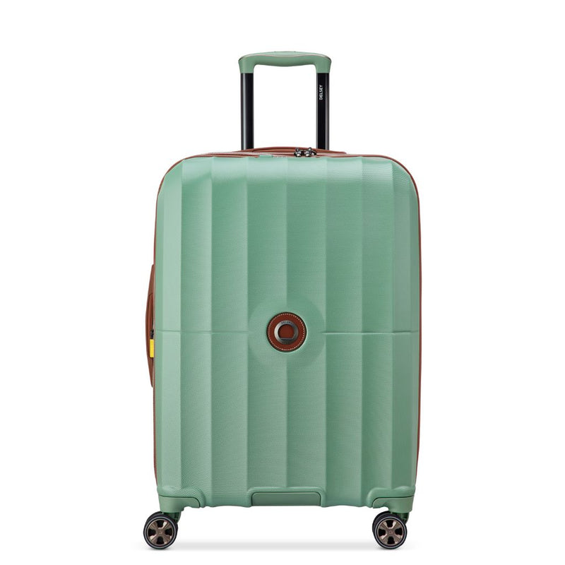 Delsey Carrousel 2 Medium Luggage 67cm Exp - Green Delsey Luggage