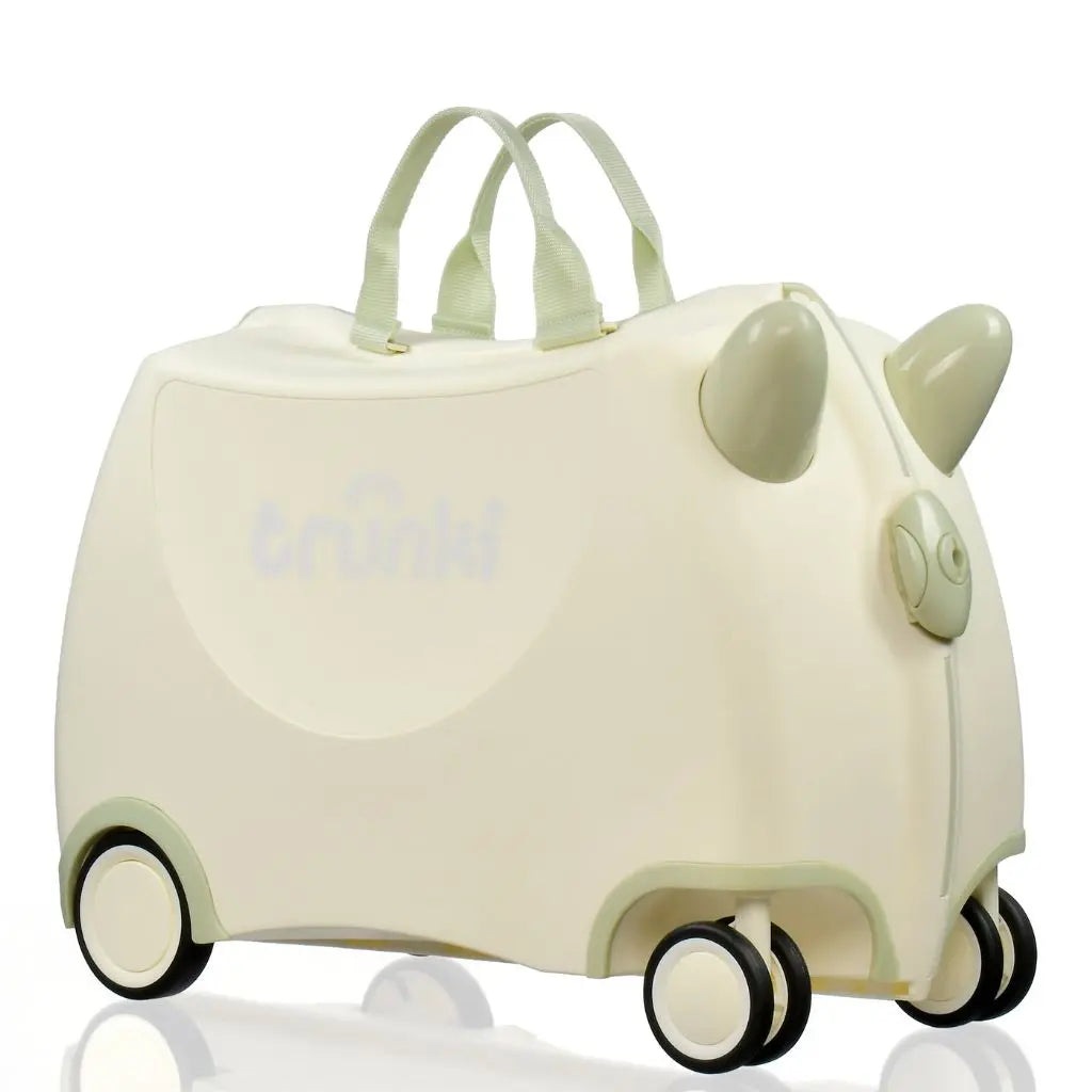 Trunki Glide Ride-on Luggage - Ivory White Trunki