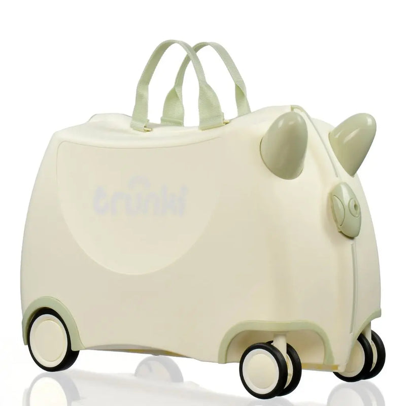 Trunki Glide Ride-on Luggage - Ivory White Trunki