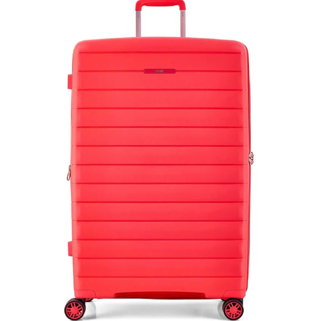 Rock Palma Large Lightweight Hardsided Suitcase - Coral