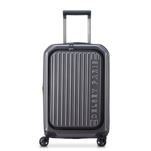 Delsey Securitime ZIP Top Opening 55cm Cabin Luggage - Anthracite