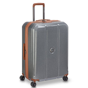 Delsey Helium Ultimate 70cm Medium 3.7Kg Exp Luggage - Silver