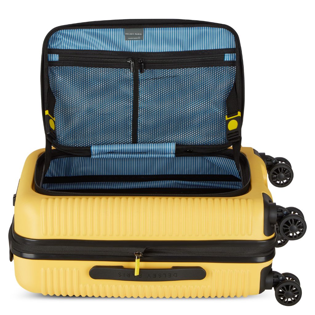 Delsey Freestyle Front Opening 55cm Cabin Luggage - Yellow Delsey Luggage