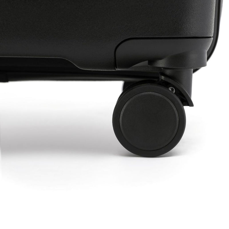 Aus Luggage Pilot 55cm Carry On Hardsided Luggage - Black