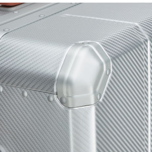 Delsey Alu’r - Aluminum Zipperless Premium Large Luggage - Silver Delsey Luggage