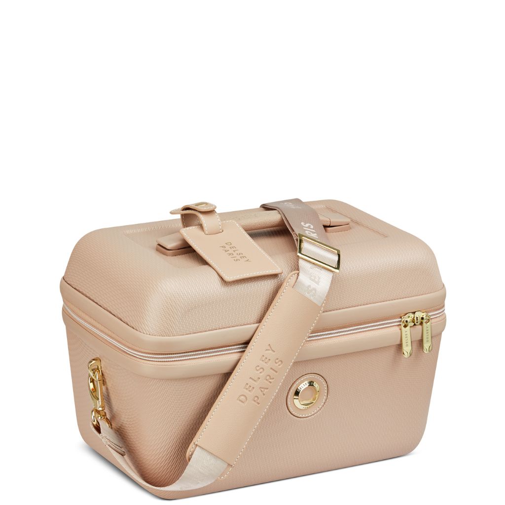 Delsey Chatelet Air 2.0 Beauty Case - Beige/Rose Delsey Luggage