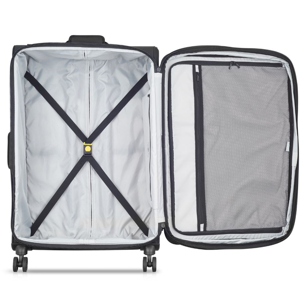 Delsey MAUBERT 2.0 79cm Large Softsided Luggage EXP - Black Delsey Luggage