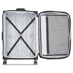Delsey MAUBERT 2.0 79cm Large Softsided Luggage EXP - Black Delsey Luggage