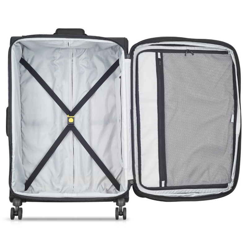 Delsey MAUBERT 2.0 79cm Large Softsided Luggage EXP - Black Delsey Luggage