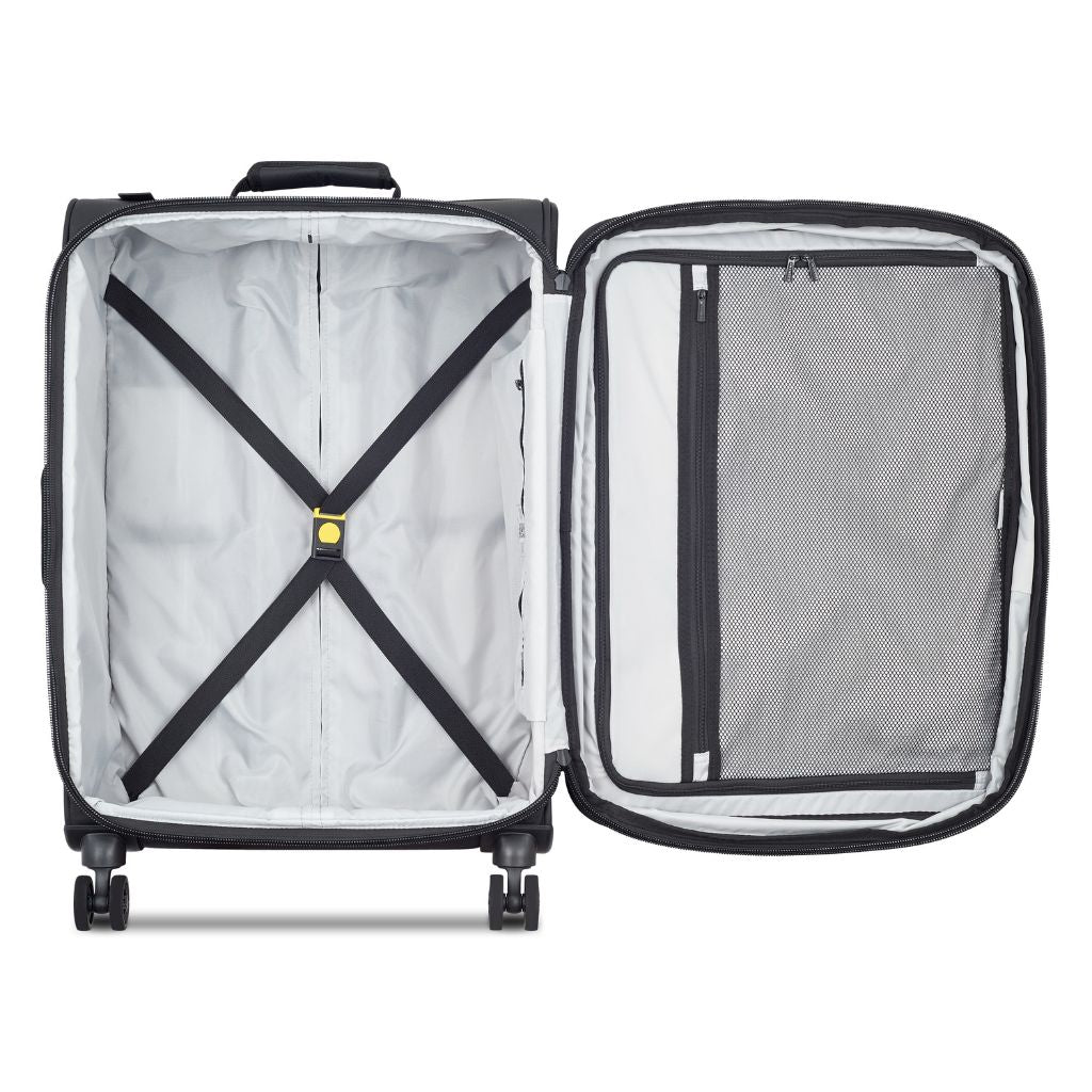Delsey MAUBERT 2.0 69cm Medium Softsided Luggage EXP - Black Delsey Luggage