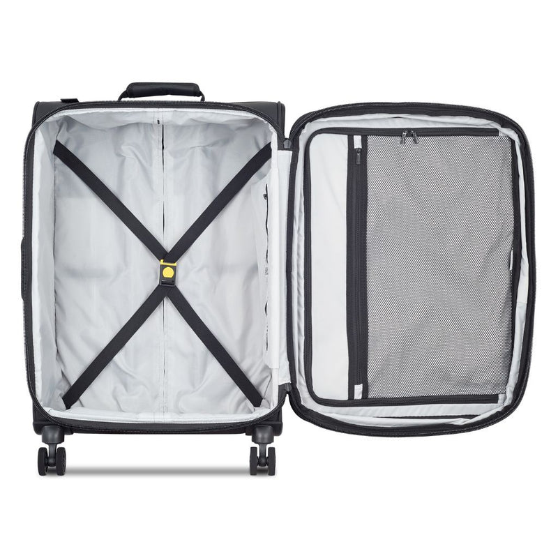 Delsey MAUBERT 2.0 69cm Medium Softsided Luggage EXP - Black Delsey Luggage