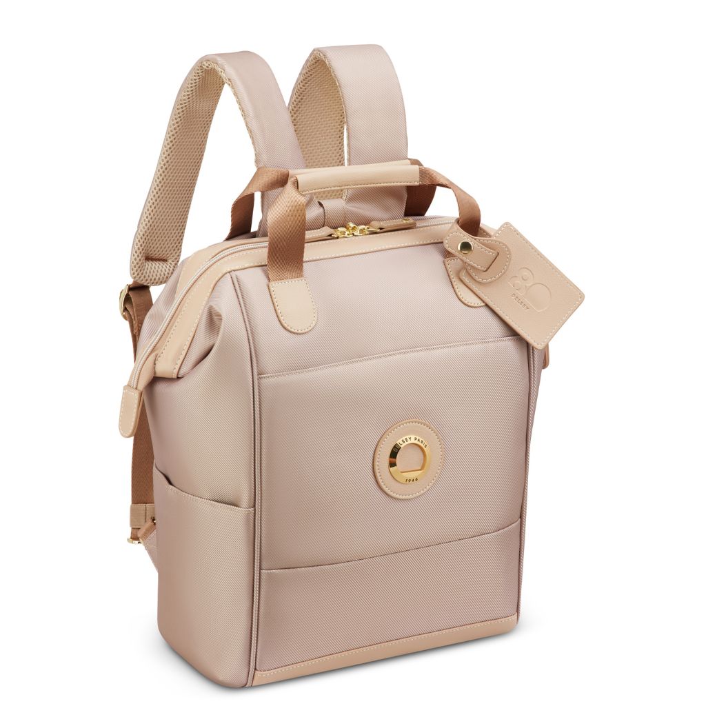 Delsey Chatelet Air 2.0 14" Laptop Tote Backpack - Beige Rose Delsey Luggage