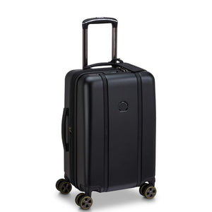 Delsey Cadense 55cm Carry On Exp Luggage - Deep Black Delsey Luggage