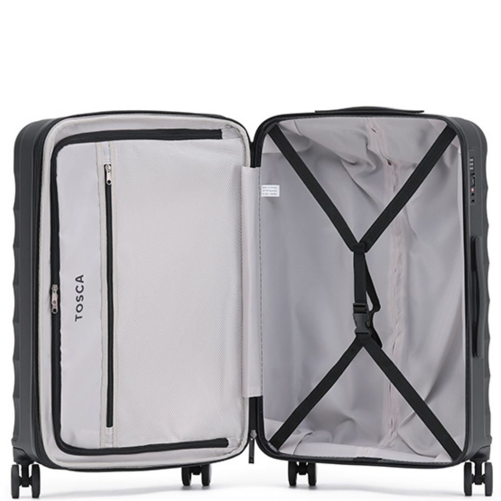 Tosca Interstellar 2.0 Medium 67cm Hardsided Suitcase - Black Tosca