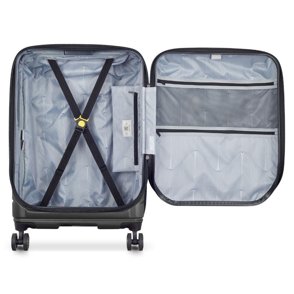 Delsey Shadow 66cm Top Loader Medium Luggage - Black