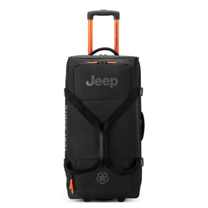 Jeep 73 cm 2-Wheel All Terrain Rolling Duffle Bag - Black