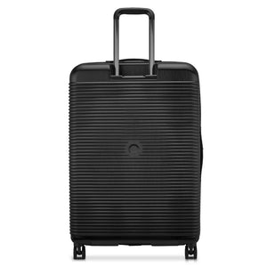 Delsey Freestyle Front Opening 76cm Large Luggage - Black Delsey Luggage