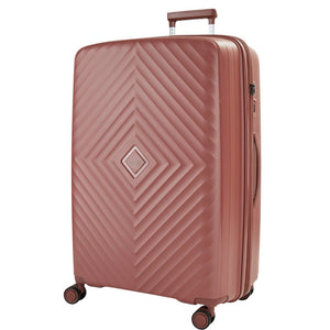 Rock Infinity 73cm Large Expander Hardsided Suitcase - Dusty Pink