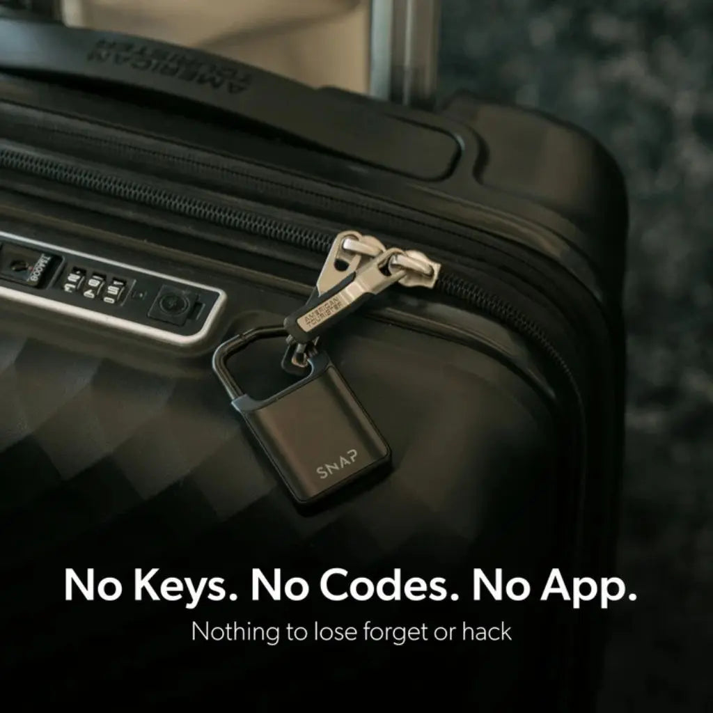 Snapwireless Trvlr Lock - Keyless Fingerprint Padlock