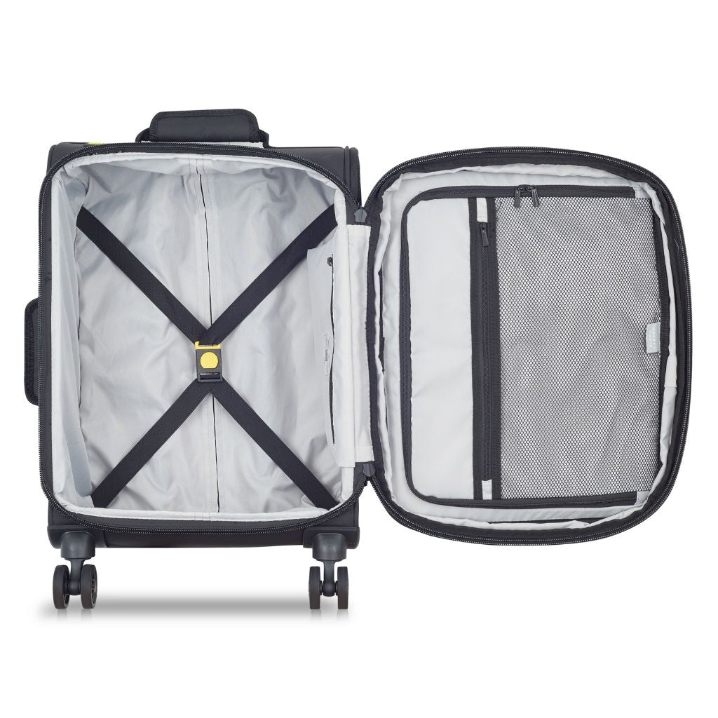 Delsey MAUBERT 2.0 56cm Carry On Softsided Luggage EXP - Black Delsey Luggage