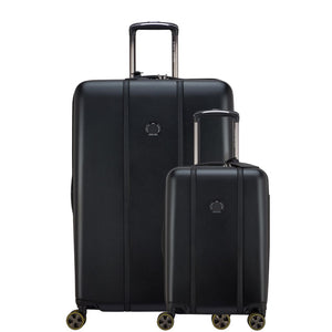 Delsey Cadense Carry On & Large Duo Hardsided Luggage Deep Black Delsey Luggage