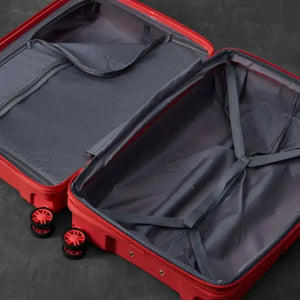 Rock Palma Cabin & Medium Duo Lightweight Hardsided Luggage Set - Coral