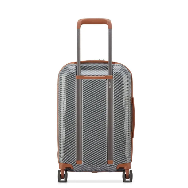 Delsey Helium Ultimate 55cm Carry On 2.3Kg Exp Luggage - Silver