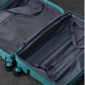 Rock Palma Cabin & Medium Duo Lightweight Hardsided Luggage Set - Seafoam Blue