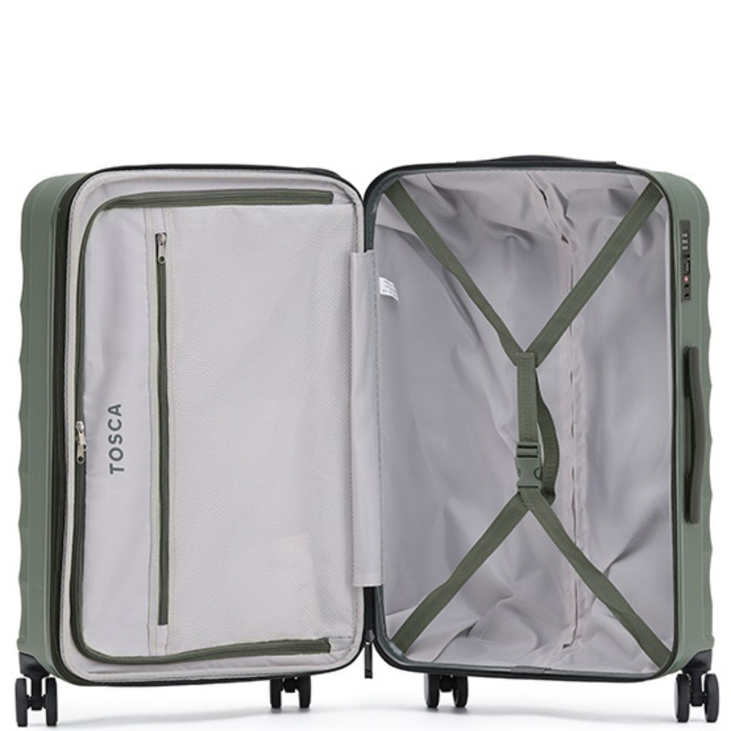 Tosca Interstellar Large 79cm Hardsided Suitcase - Moss Tosca