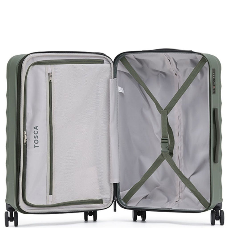 Tosca Interstellar Large 79cm Hardsided Suitcase - Moss Tosca