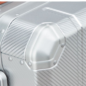Delsey Alu’r - Aluminum Zipperless Premium Carry On -Silver Delsey Luggage