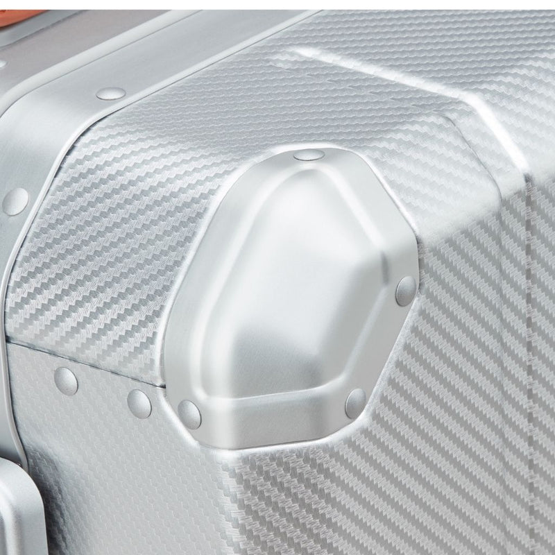 Delsey Alu’r - Aluminum Zipperless Premium Carry On -Silver Delsey Luggage