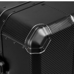 Delsey Alu’r - Aluminum Zipperless Premium Large Luggage - Black Delsey Luggage