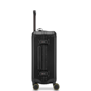 Delsey Alu’r - Aluminum Zipperless Premium Carry On - Black Delsey Luggage