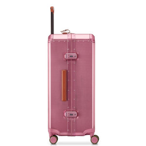 Delsey Alu’r - Aluminum Zipperless Premium Large Luggage - Pink Delsey Luggage