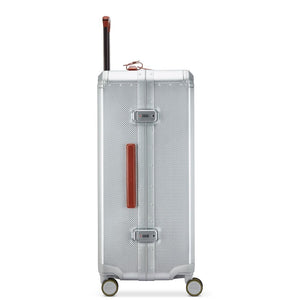 Delsey Alu’r - Aluminum Zipperless Premium Large Luggage - Silver Delsey Luggage