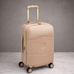 Delsey Chatelet Air Limited Edition 55cm Large Expander Luggage - Beige Rose Delsey Luggage