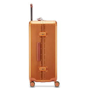 Delsey Alu’r - Aluminum Zipperless Premium Large Luggage - Orange Delsey Luggage