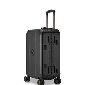 Delsey Alu’r - Aluminum Zipperless Premium Carry On - Black Delsey Luggage