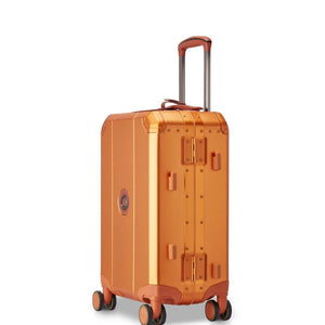 Delsey Alu’r - Aluminum Zipperless Premium Carry On - Orange Delsey Luggage