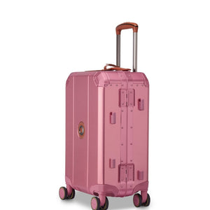 Delsey Alu’r - Aluminum Zipperless Premium Carry On - Pink Delsey Luggage