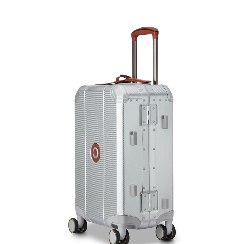 Delsey Alu’r - Aluminum Zipperless Premium Carry On -Silver Delsey Luggage