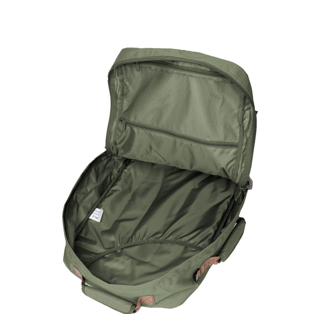 CabinZero Classic 44L Lightweight Carry On Backpack - Georgian Khaki