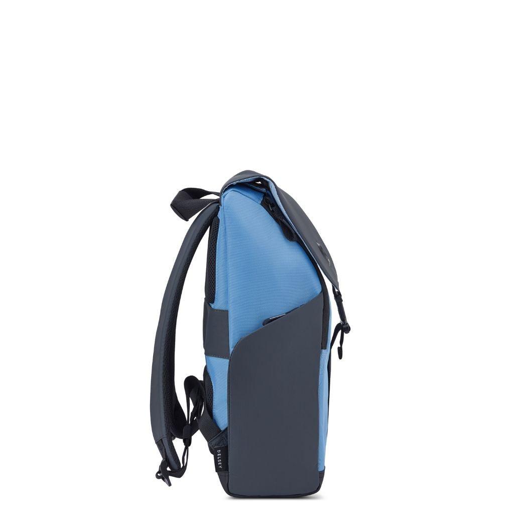 Delsey Securflap 15.6" Laptop Backpack Blueberry Delsey Luggage