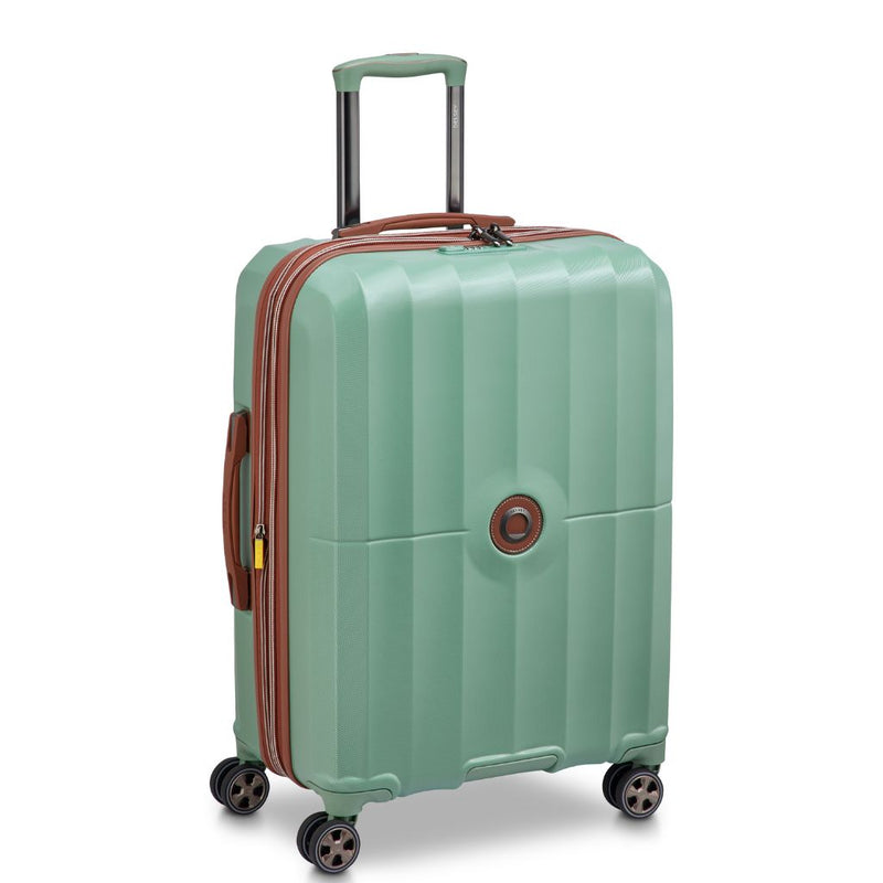 Delsey Carrousel 2 Medium Luggage 67cm Exp - Green Delsey Luggage