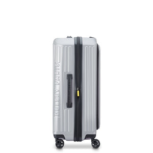 Delsey Securitime ZIP Top Opening 66cm Medium Exp Luggage - Silver