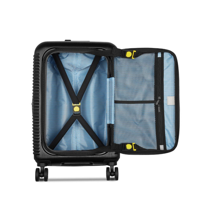 Delsey Freestyle Front Opening 55cm Cabin Luggage - Black Delsey Luggage