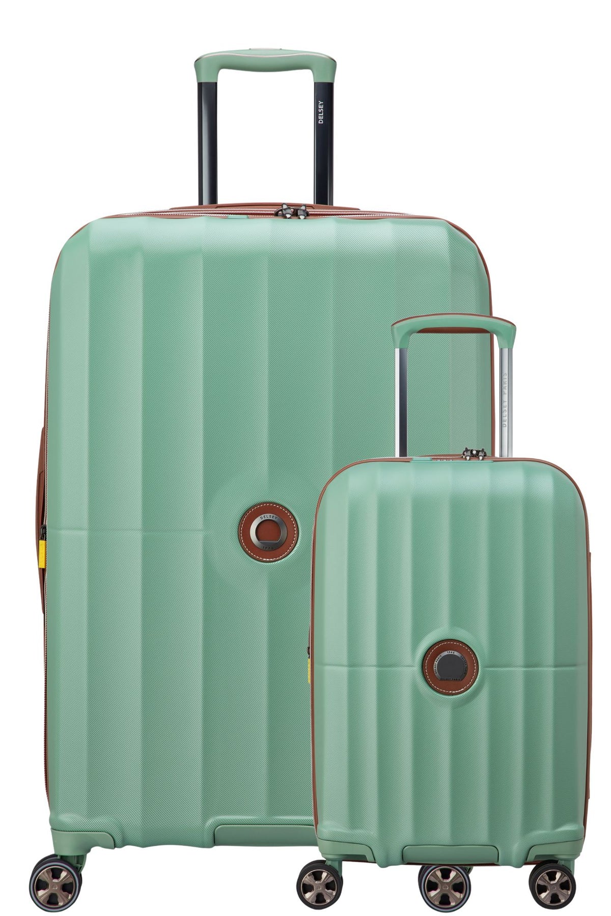 Delsey Carrousel 2 Duo - 2 Piece Hardsided Luggage - Green Delsey Luggage